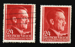 Портрет Адольфа Гитлера на почтовой марке
