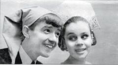 Люба и ее первый муж Валерий Макаров — артисты Омской филармонии (1970)