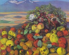 Осенний натюрморт, Мартирос Сарьян. Осенний натюрморт, Мартирос Сарьян.