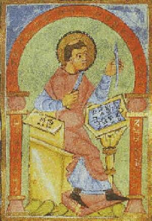 Ноткер Заика. Средневековый манускрипт