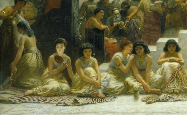 Эдвин Лонг, Вавилонский рынок невест, фрагмент «Невесты»