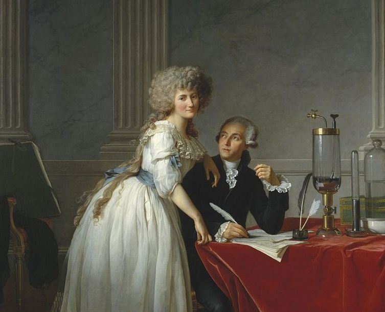 Жак Луи Давид, портрет Лорана Лавуазье и его жены Марии, 1788