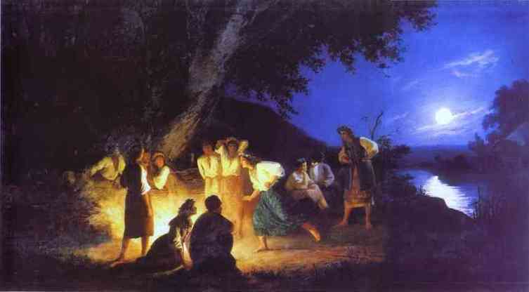 Картина «Ночь на Ивана Купалу», Генрих Семирадский