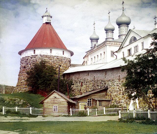 После смерти Павла I монах Авель был сослан в Соловецкий монастырь, фото Прокудина-Горского, начало ХХ века