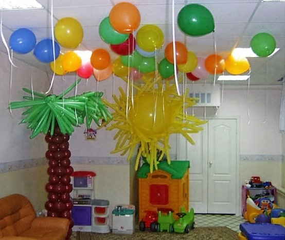 Как украсить комнату ребенка на день рождения?