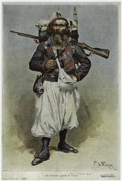 Victor Armand Poirson, Зуав, 1888