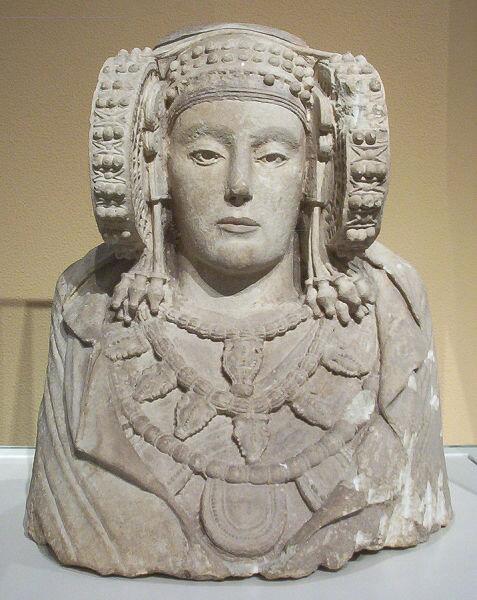 Дама из Эльче. IV век до н. э. Национальный археологический музей, Мадрид