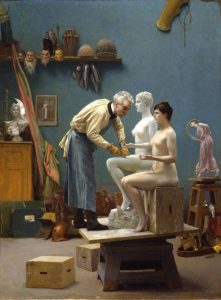 Жан-Леон Жером, Скульптор за работой, 1890, Dahesh Museum of Art, Нью-Йорк, США