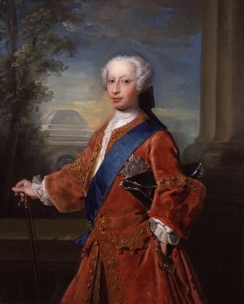 Фредерик Великобританский, портрет кисти Фредерика Мерсье, 1735/1736 год