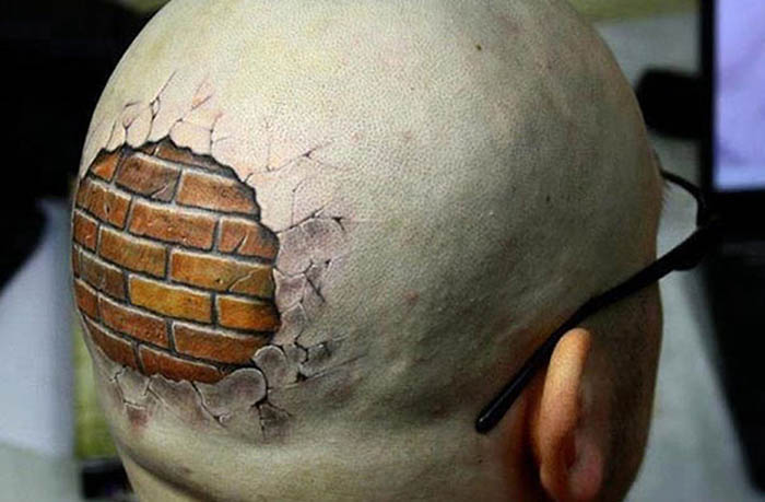 Для чего делают татуировки на голове?