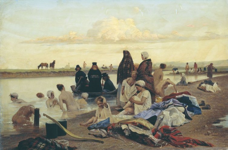 Л. Соловьев, «Монахи. Не туда заехали», 1870-е гг.