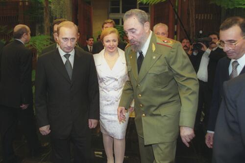 Встреча Фиделя Кастро с Президентом России В. В. Путиным. Декабрь 2000 года