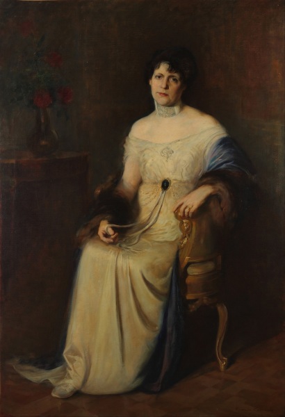 Эрнесто де ла Каркова, «Портрет жены художника», 1914 г.