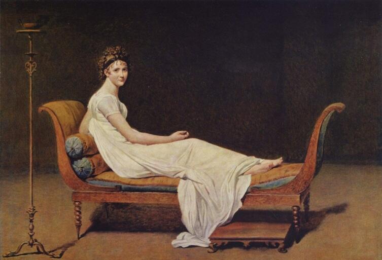 Жак Луи Давид, «Мадам Рекамье», 1800 г.