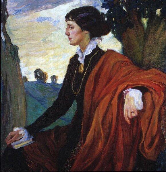 Ольга Кардовская, «Портрет Анны Ахматовой», 1914 г.