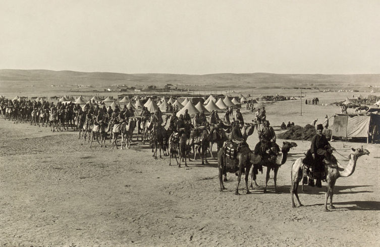 Османский верблюжий корпус времен Первой Мировой войны