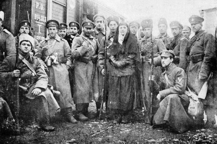 Пехотная рота Добровольческой армии, сформированная из гвардейских офицеров. Январь 1918 г.