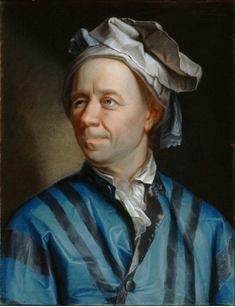Эмануэль Хандманн, «Портрет Леонарда Эйлера», 1756 г.