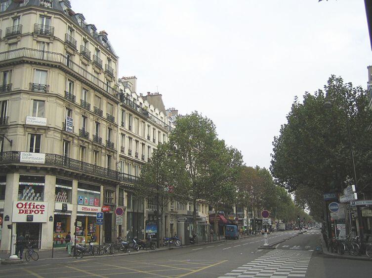 Бульвар-де-Себастополь в Париже