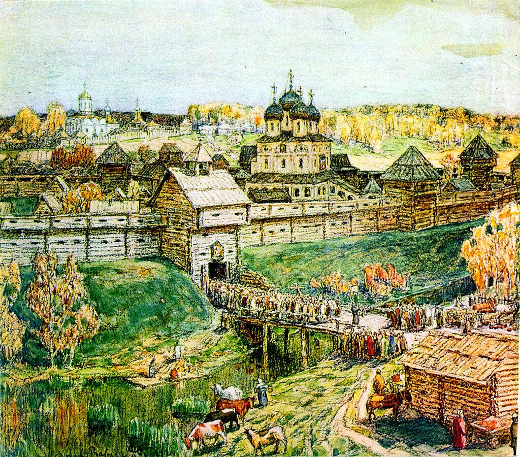 древняя история москвы строительство первого московского кремля