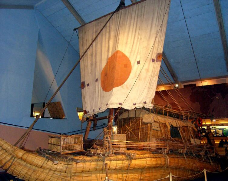 Папирусная лодка «Ра-II». Музей Кон-Тики, Осло, Норвегия
