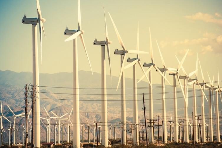 Ветряные электростанции не выделяют в атмосферу вредных веществ