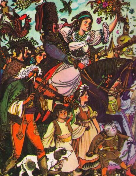 Иллюстрация из книги «Угорські народні казки»