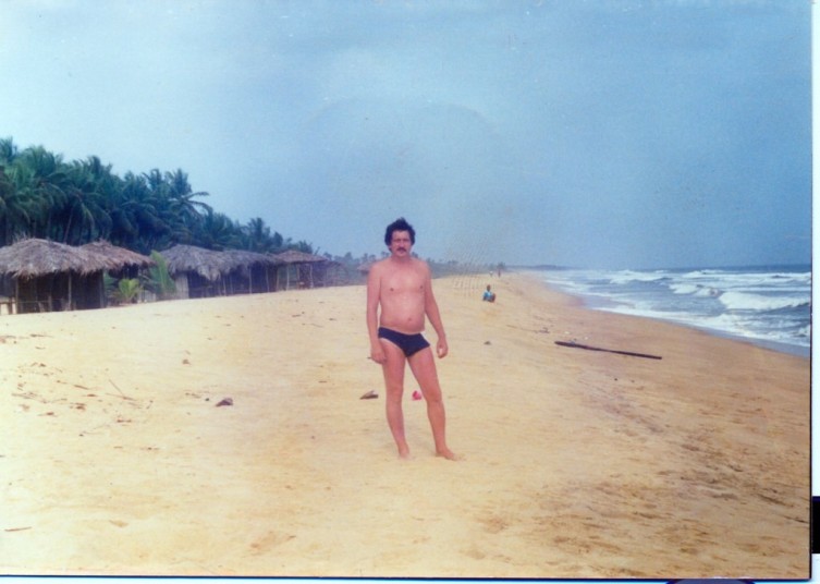 Автор в период пребывания в Либерии. Монровия, 1987 год