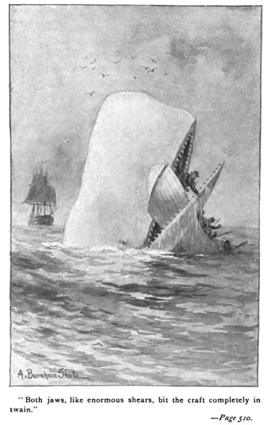Иллюстрация к роману Г. Мелвилла «Моби Дик» из издания 1892 г. 