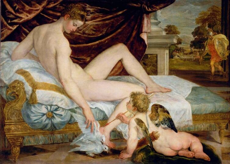 Ламберт Сустрис, «Венера и Амур», 1550 г.