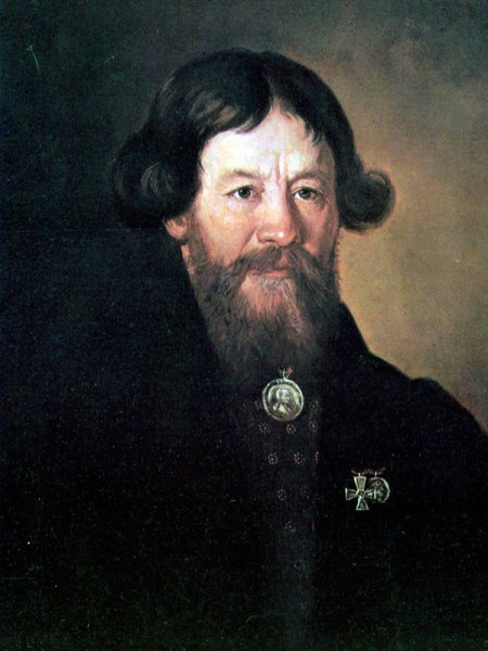 М. И. Теребенёв, «Портрет партизана Егора Стулова», 1813 г.