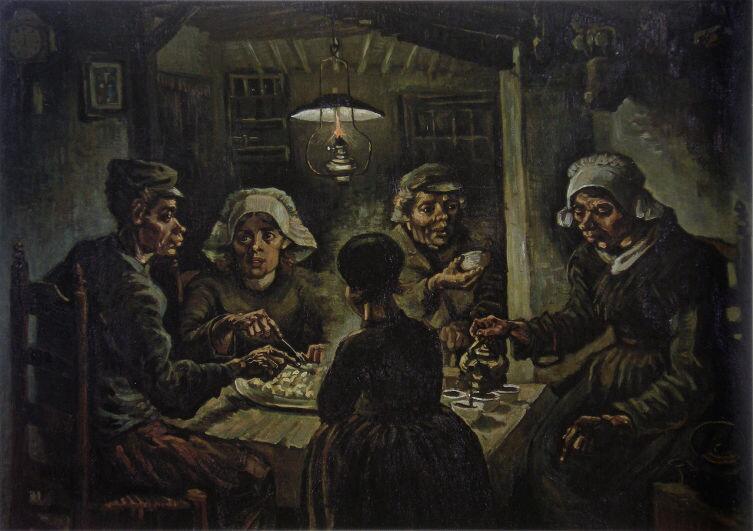 Винсент Ван Гог, «Едоки картофеля», 1885 г.