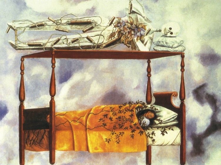 Фрида Кало, «Сон (Кровать)», 1940 г.