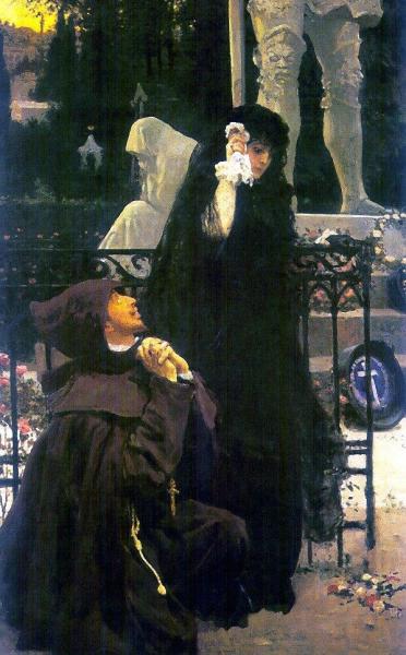 И. Е. Репин, «Дон Жуан и донна Анна», 1896 г.