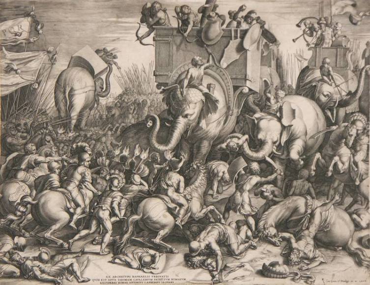 Корнелис Корт, «Битва при Заме», 1567 г.