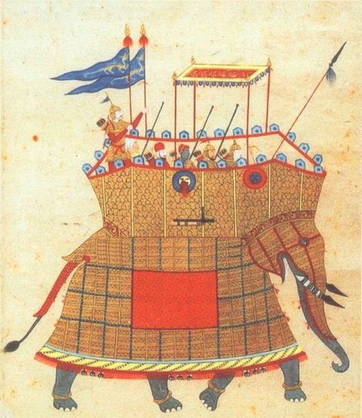 Боевой слон времён Империи Великих Моголов, XVII век