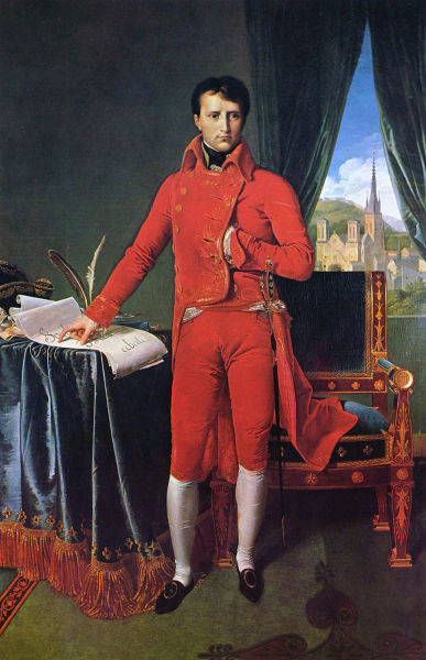Энгр, «Бонапарт — первый консул», 1803—1804 гг.