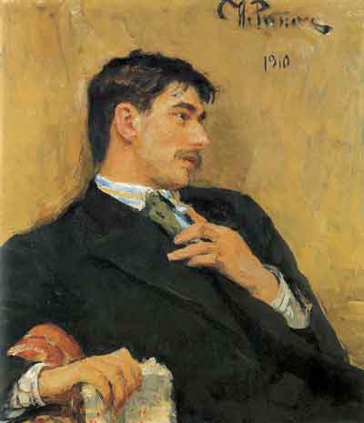 И. Е. Репин, «Портрет поэта Корнея Ивановича Чуковского», 1910 г.