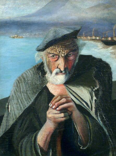 Тивадар Костка Чонтвари, «Старый рыбак», 1902 г.