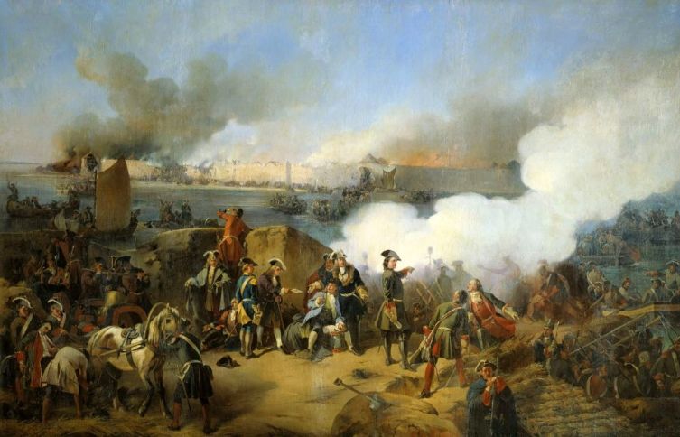 А. Е. Коцебу, «Штурм крепости Нотебург 11 октября 1702 года», 1846 г. 