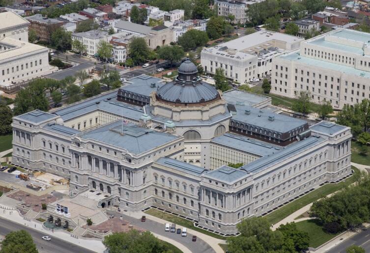 Библиотека Конгресса в Вашингтоне, округ Колумбия, США