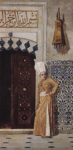 В. В. Верещагин, «Евнух у дверей гарема», 1870-е гг.