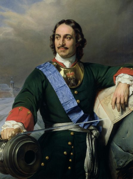 Поль Деларош, «Пётр I», 1838 г.