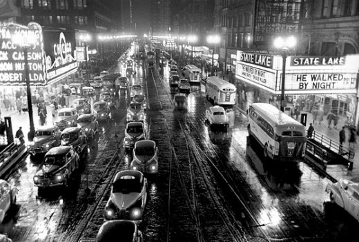 Фотография Чикаго, сделанная Кубриком в 1949 году
