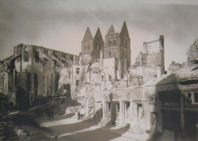Любек после бомбардировки