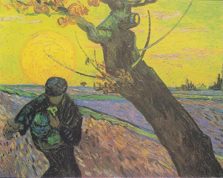 Винсент Ван Гог, «Сеятель в закатном свете», ноябрь 1888 г.