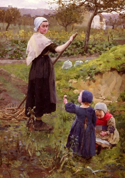 Джеймсон Миддлтон, «Мать с дочерьми в огороде»