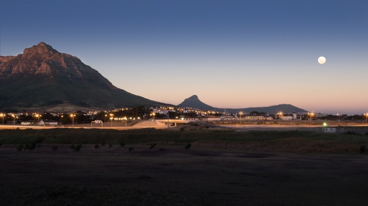 Закат в Кейптауне