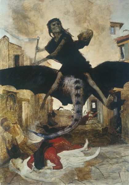 Арнольд Бёклин, «Чума», 1898 г.