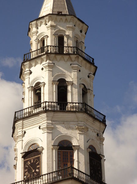Невьянская башня. Верхние ярусы